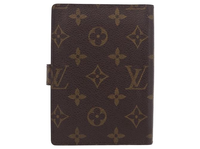 LOUIS VUITTON Monogram Agenda PM Day Planner Cover R20005 LV Auth 180955A Monograma - vista 2