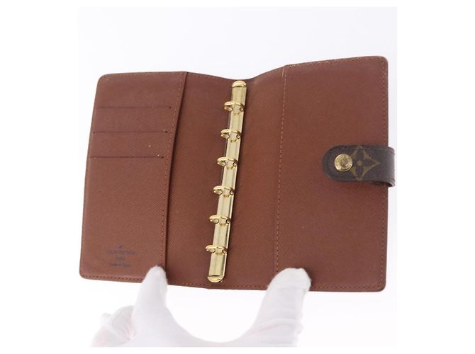 LOUIS VUITTON Monogram Agenda PM Day Planner Cover R20005 LV Auth 180955A Monograma - vista 8