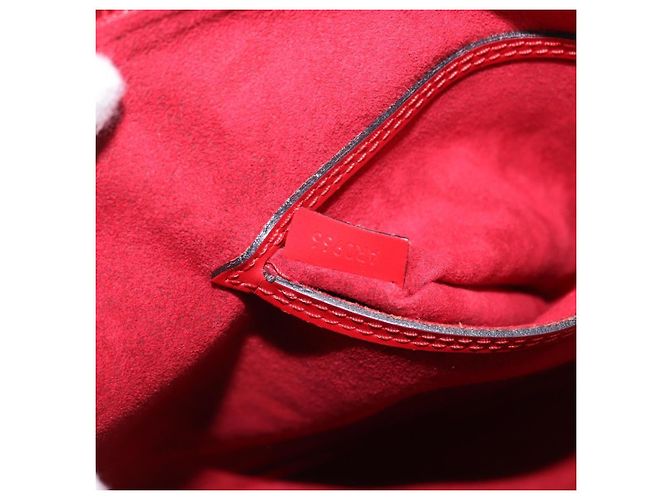 Borsa a mano LOUIS VUITTON Epi Alma Castilian Red M52147 LV Auth 195378V Rosso - vista 12