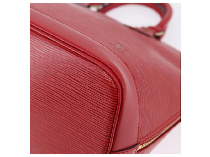 Borsa a mano LOUIS VUITTON Epi Alma Castilian Red M52147 LV Auth 195378V Rosso - vista 16