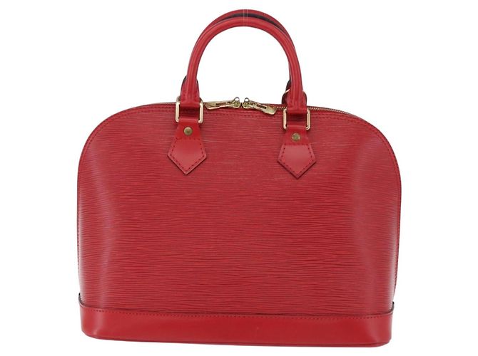 Borsa a mano LOUIS VUITTON Epi Alma Castilian Red M52147 LV Auth 195378V Rosso - vista 2