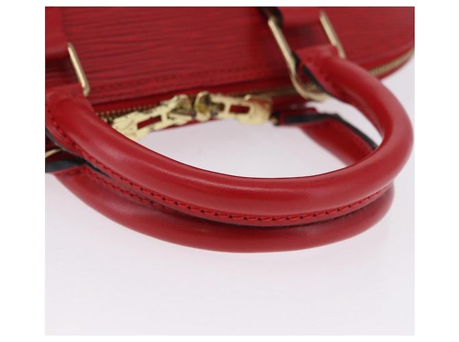 Borsa a mano LOUIS VUITTON Epi Alma Castilian Red M52147 LV Auth 195378V Rosso - vista 7