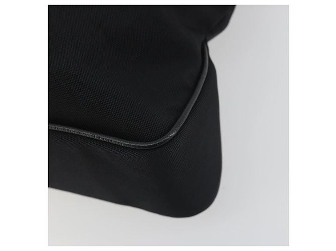 Borsa a tracolla BURBERRY Canvas Black Silver Auth 196119 Nero Argento - vista 12
