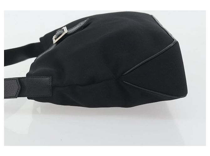 Borsa a tracolla BURBERRY Canvas Black Silver Auth 196119 Nero Argento - vista 5