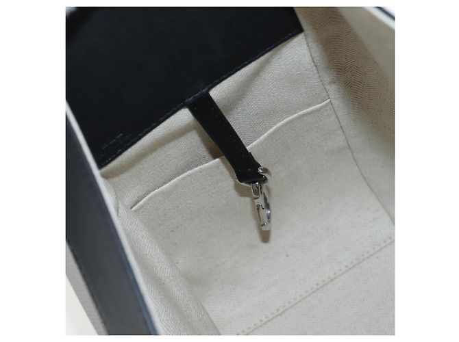 Borsa a mano LOEWE Hammock Herbarium in pelle 2 Beige Silver Auth 193784SAM Argento - vista 10