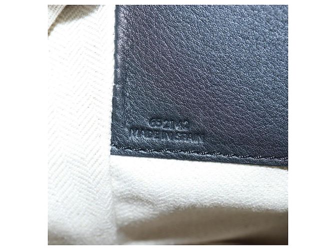 Borsa a mano LOEWE Hammock Herbarium in pelle 2 Beige Silver Auth 193784SAM Argento - vista 11