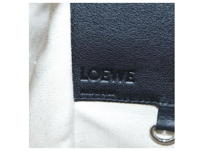 Borsa a mano LOEWE Hammock Herbarium in pelle 2 Beige Silver Auth 193784SAM Argento - vista 23