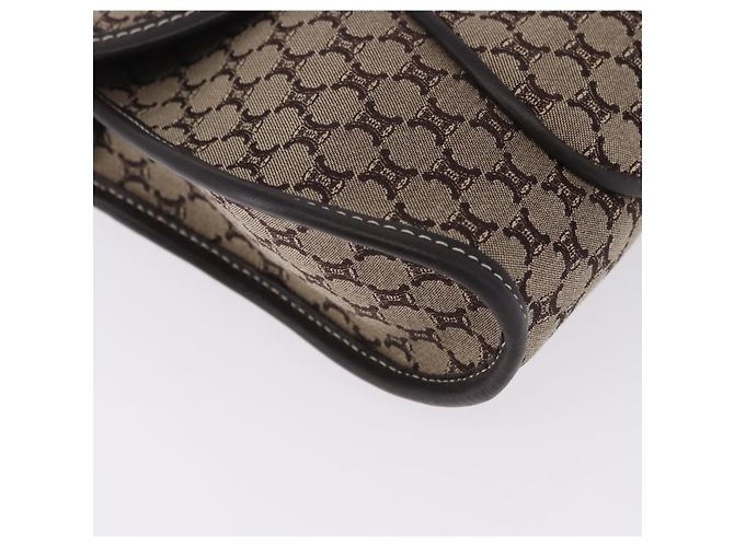 Céline Borsa a tracolla CELINE Macadam Beige Auth 196808V - vista 10