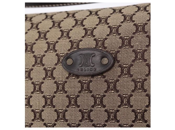 Céline Borsa a tracolla CELINE Macadam Beige Auth 196808V - vista 14