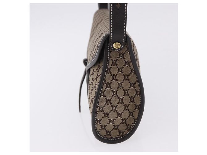 Céline Borsa a tracolla CELINE Macadam Beige Auth 196808V - vista 4