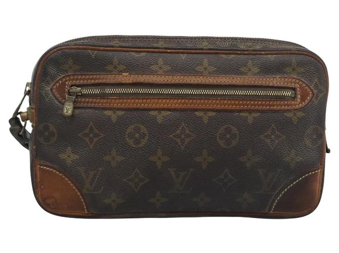 LOUIS VUITTON Monogram Marly Dragonne GM Clutch Bag M51825 LV Auth 196178 Monogramma - vista 13