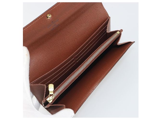 LOUIS VUITTON Monogram Portefeuille Sarah Long Wallet M61734 LV Auth 195118 Monogramma - vista 9