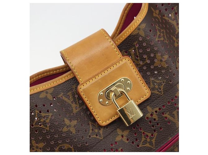 LOUIS VUITTON Monogram Perfo Musette Shoulder Bag Pink M95172 LV Auth 196087A Rosa Monogramma - vista 10