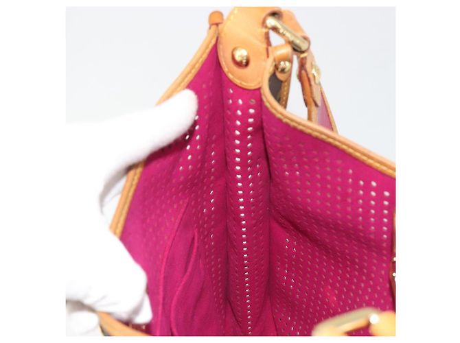 LOUIS VUITTON Monogram Perfo Musette Shoulder Bag Pink M95172 LV Auth 196087A Rosa Monogramma - vista 19