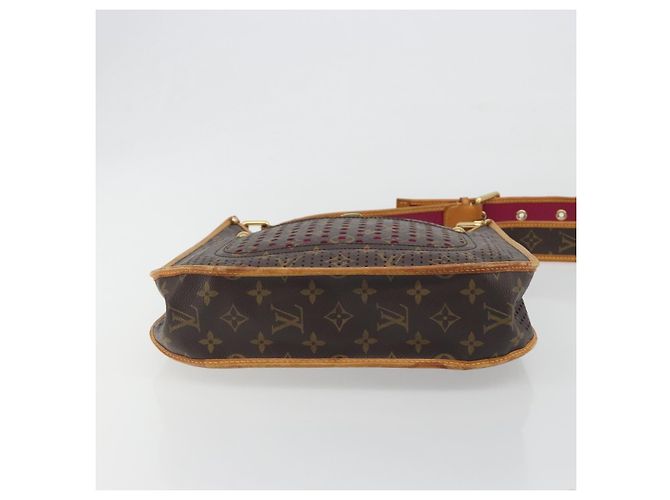 LOUIS VUITTON Monogram Perfo Musette Shoulder Bag Pink M95172 LV Auth 196087A Rosa Monogramma - vista 5