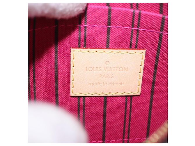 LOUIS VUITTON Monogram Neverfull PM Pouch LV Auth 193338 Monogramma - vista 17