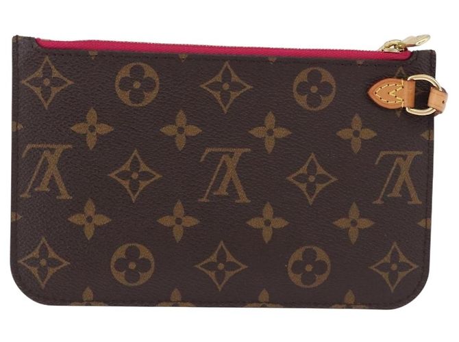 LOUIS VUITTON Monogram Neverfull PM Pouch LV Auth 193338 Monogramma - vista 2