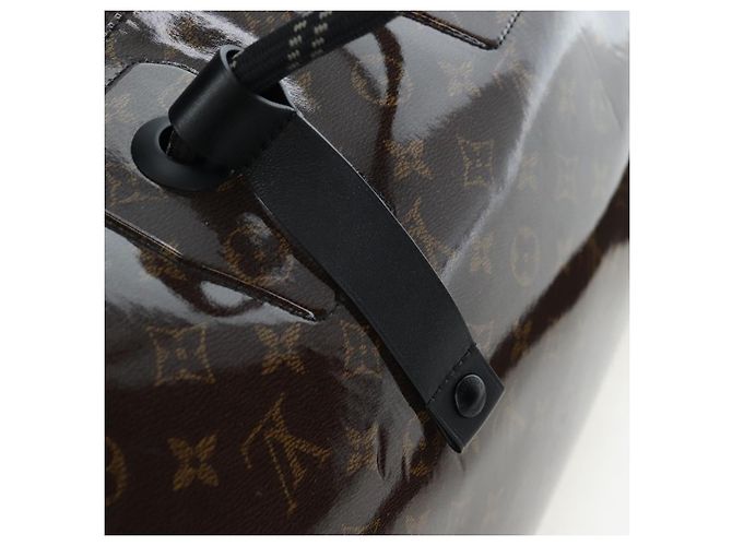 Borsa LOUIS VUITTON Monogram Glaze Keepall Bandouliere 50 M43899 LV Auth 191644SM Monogramma - vista 15