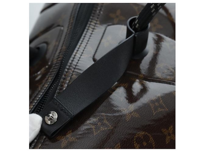Borsa LOUIS VUITTON Monogram Glaze Keepall Bandouliere 50 M43899 LV Auth 191644SM Monogramma - vista 16