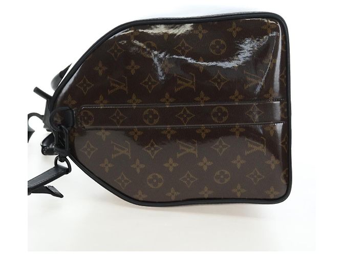 Borsa LOUIS VUITTON Monogram Glaze Keepall Bandouliere 50 M43899 LV Auth 191644SM Monogramma - vista 3