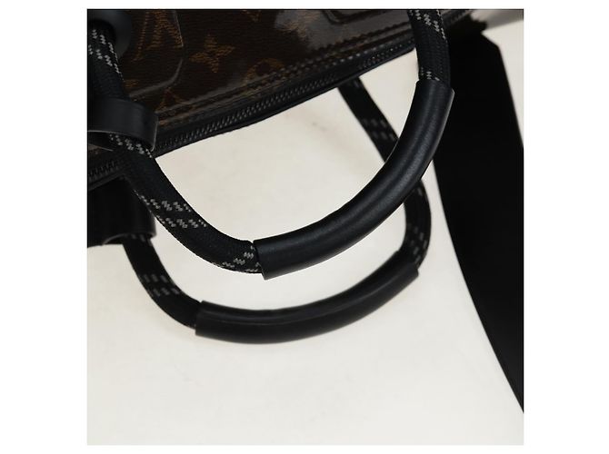 Borsa LOUIS VUITTON Monogram Glaze Keepall Bandouliere 50 M43899 LV Auth 191644SM Monogramma - vista 8
