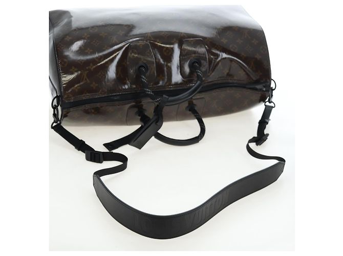 Borsa LOUIS VUITTON Monogram Glaze Keepall Bandouliere 50 M43899 LV Auth 191644SM Monogramma - vista 9