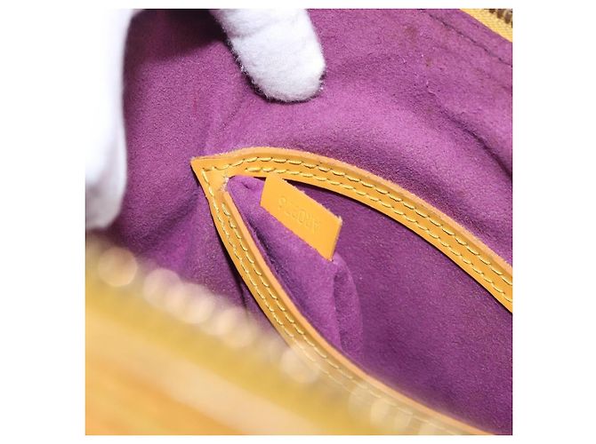 Borsa a mano LOUIS VUITTON Epi Alma Tassili Yellow M52149 LV Auth 195328 - vista 12