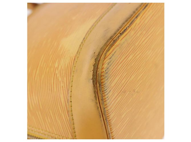 Borsa a mano LOUIS VUITTON Epi Alma Tassili Yellow M52149 LV Auth 195328 - vista 15