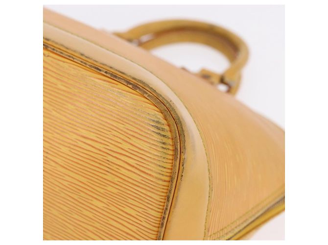 Borsa a mano LOUIS VUITTON Epi Alma Tassili Yellow M52149 LV Auth 195328 - vista 16