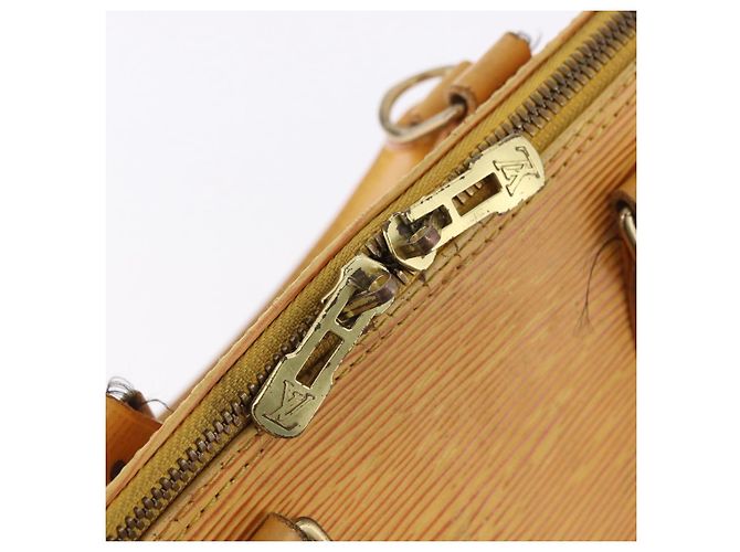 Borsa a mano LOUIS VUITTON Epi Alma Tassili Yellow M52149 LV Auth 195328 - vista 19