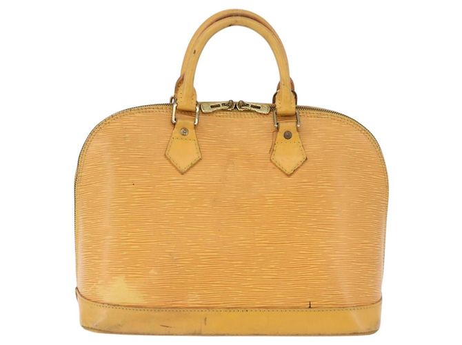 Borsa a mano LOUIS VUITTON Epi Alma Tassili Yellow M52149 LV Auth 195328 - vista 3
