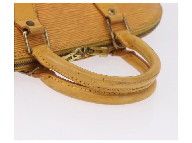 Borsa a mano LOUIS VUITTON Epi Alma Tassili Yellow M52149 LV Auth 195328 - vista 8