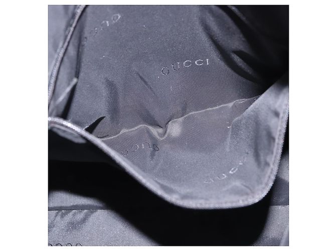 Borsa a tracolla GUCCI GG Canvas Jackie Nero Argento 001 3355 2123 Auth ka5595 - vista 20