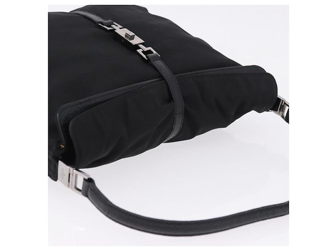 Borsa a tracolla GUCCI GG Canvas Jackie Nero Argento 001 3355 2123 Auth ka5595 - vista 6