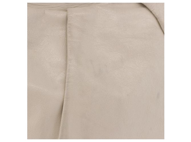 Borsa a tracolla GUCCI Bamboo in pelle Ivory Gold 124293 Auth 195718A D'oro Crudo - vista 3