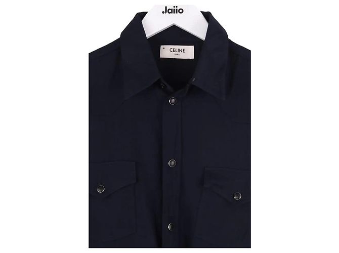 Camicia blu Céline in sintetico M - vista 2