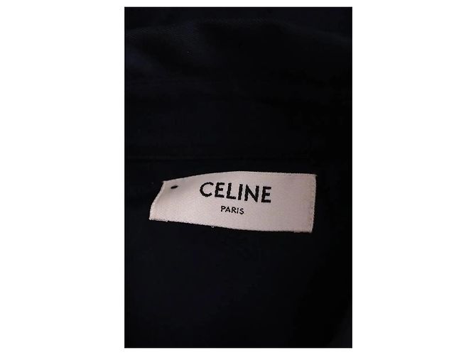 Camicia blu Céline in sintetico M - vista 5
