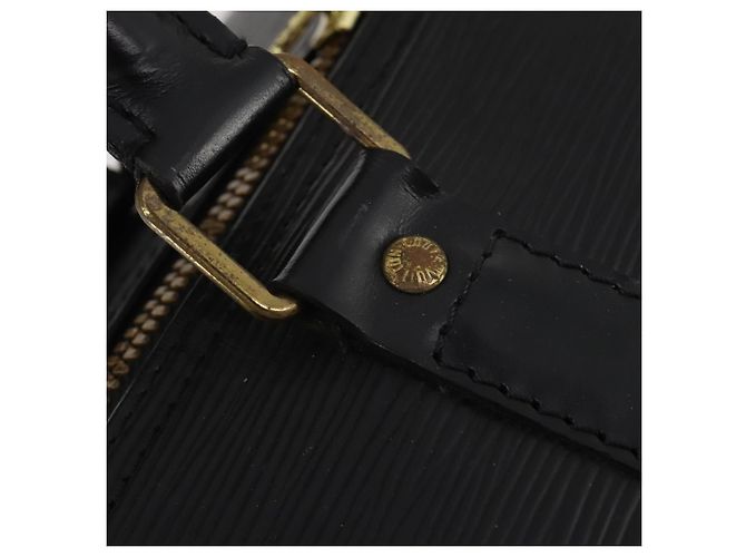 LOUIS VUITTON Epi Keepall 55 Boston Bag Noir Black M42952 LV Auth 194576 Nero - vista 17