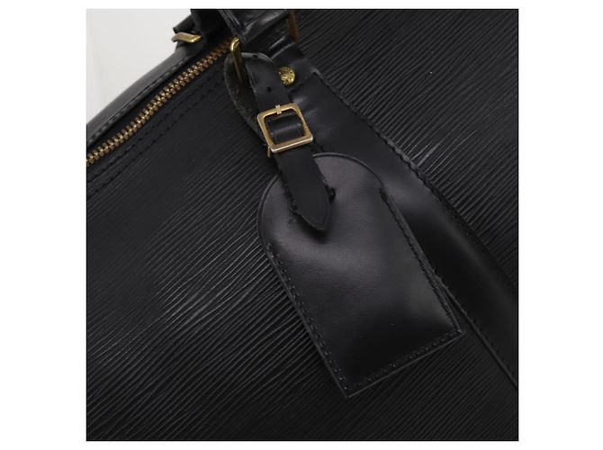 LOUIS VUITTON Epi Keepall 55 Boston Bag Noir Black M42952 LV Auth 194576 Nero - vista 19
