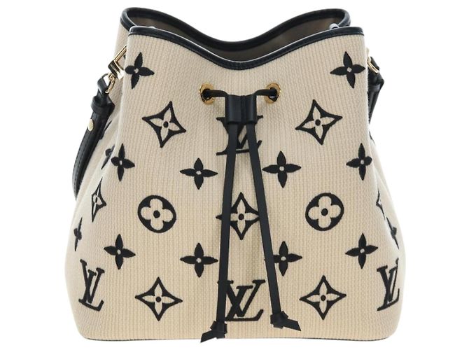Néonoé Borsa LOUIS VUITTON Monogram By The Pool Neo Noe MM Canvas M23080 LV Auth 191956SM Beige - vista 13