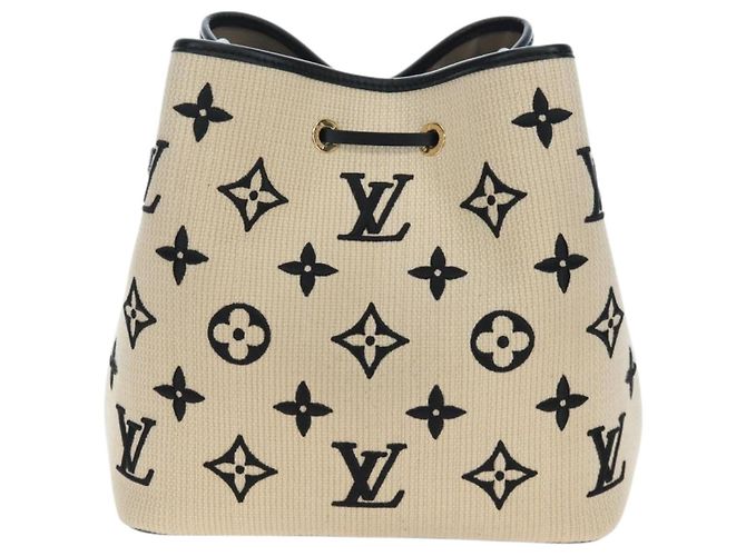 Néonoé Borsa LOUIS VUITTON Monogram By The Pool Neo Noe MM Canvas M23080 LV Auth 191956SM Beige - vista 2