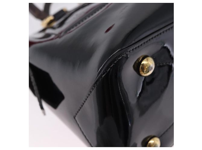 Borsa Louis Vuitton Tote Miroir Patent 2way Black M54626 LV Auth bs36411 Nero - vista 10