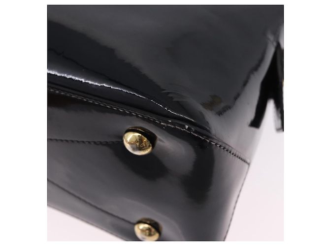 Borsa Louis Vuitton Tote Miroir Patent 2way Black M54626 LV Auth bs36411 Nero - vista 17