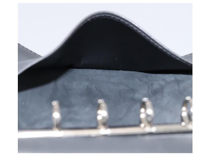 LOUIS VUITTON Monogram Mat Agenda PM Day Planner Cover Black R20932 Auth 194461A Noir - vue 10
