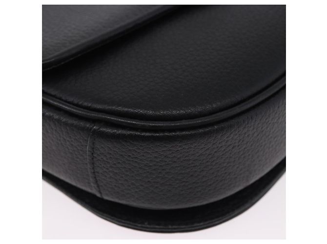 Borsa a tracolla Burberrys in pelle nera e oro Auth ka5693 Nero D'oro - vista 10