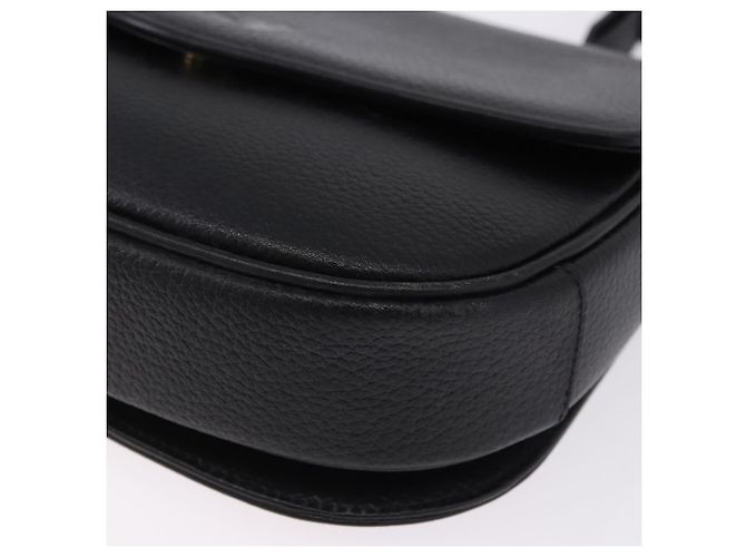 Borsa a tracolla Burberrys in pelle nera e oro Auth ka5693 Nero D'oro - vista 11