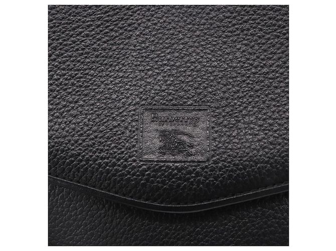 Borsa a tracolla Burberrys in pelle nera e oro Auth ka5693 Nero D'oro - vista 14