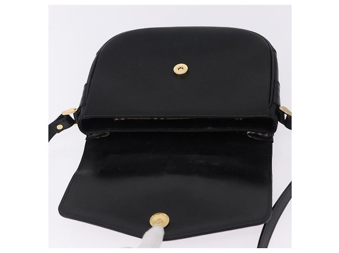 Borsa a tracolla Burberrys in pelle nera e oro Auth ka5693 Nero D'oro - vista 15