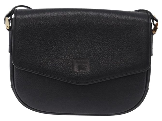 Borsa a tracolla Burberrys in pelle nera e oro Auth ka5693 Nero D'oro - vista 2