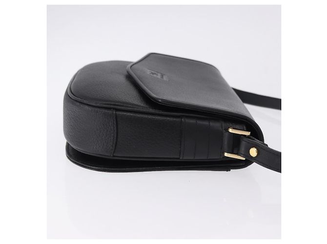 Borsa a tracolla Burberrys in pelle nera e oro Auth ka5693 Nero D'oro - vista 4